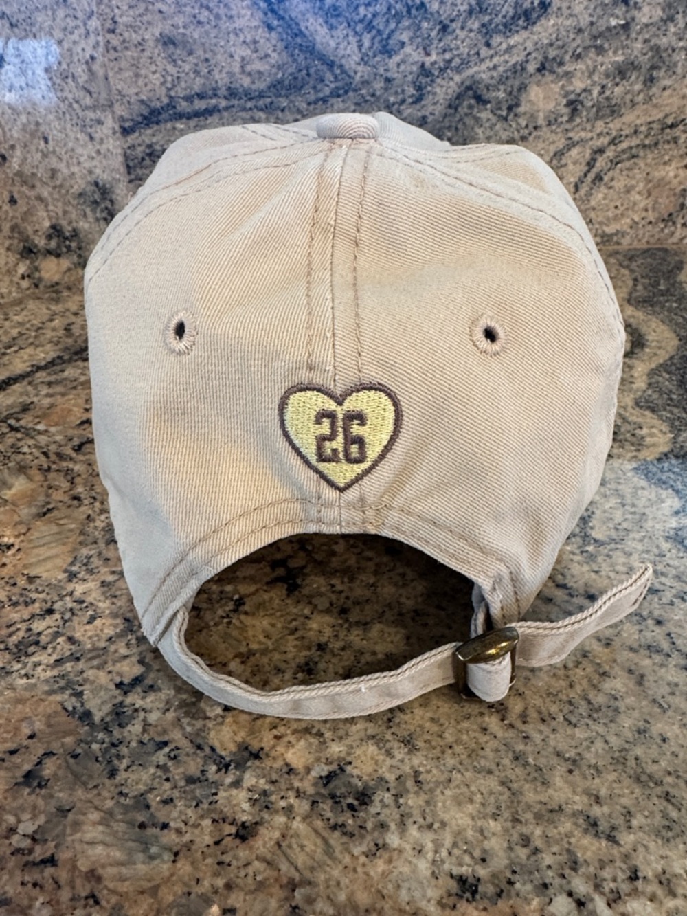 LALALAND Embroidered Baseball Cap - Beige - Picture 3 of 6